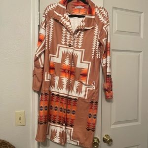 Western Aztec jacket or cardigan